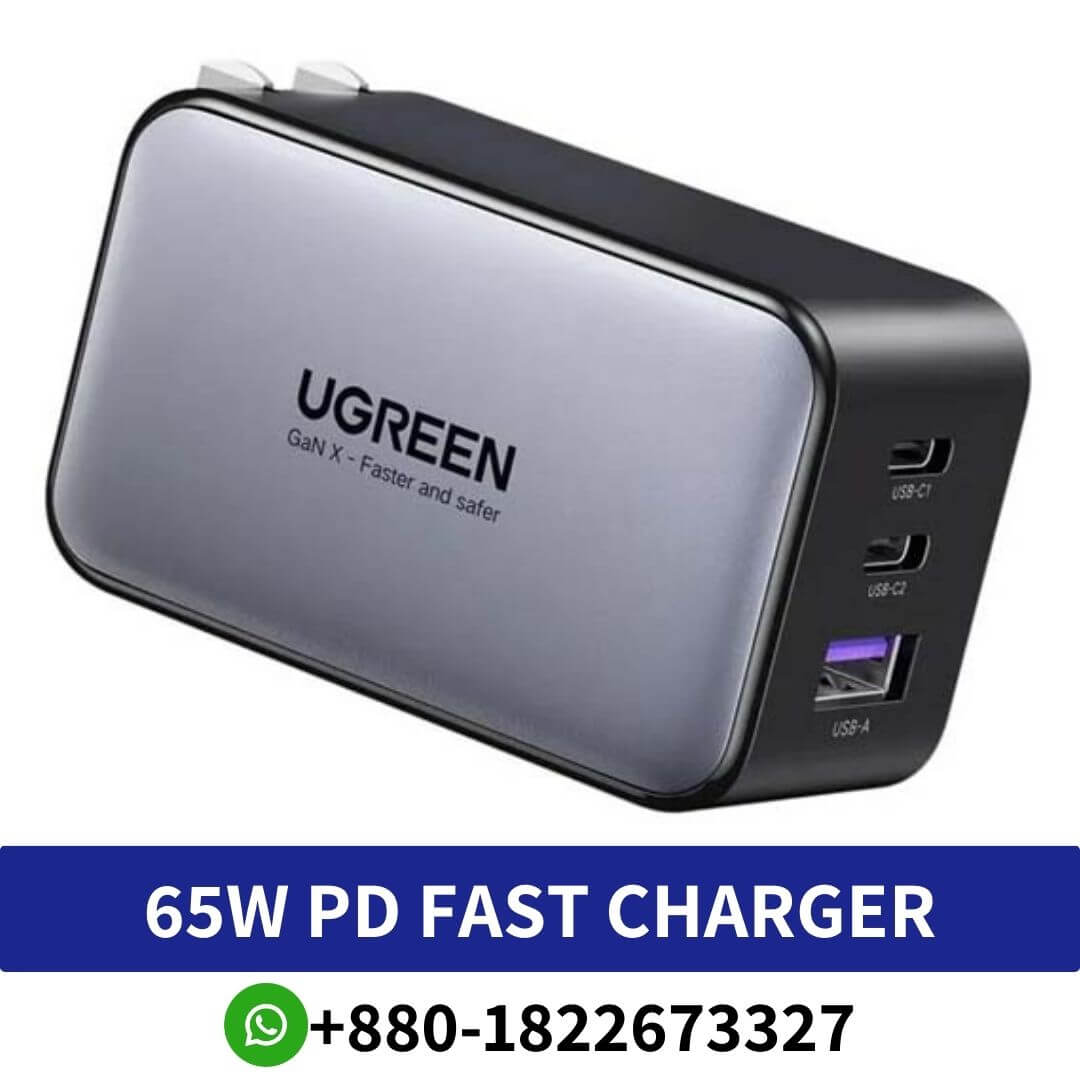 Buy UGREEN GaN X 65W PD Fast Charger Price in Bangladesh | GaN X 65W Fast Charger Best Price in BD, GaN X 65W Fast Charger in BD