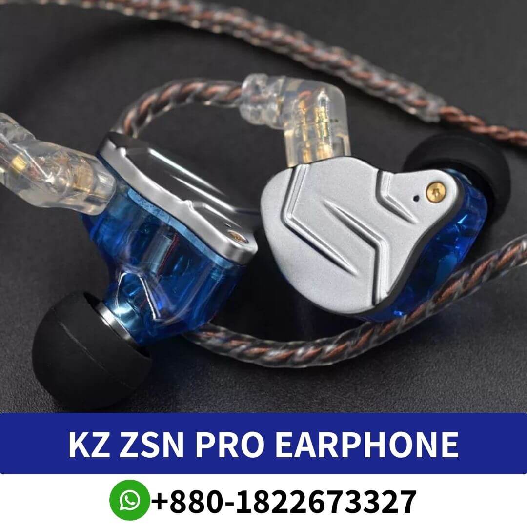 Buy KZ ZSN PRO Professional Earphone Price in Bangladesh | Hybrid Professional Earphone Best in BD, Hybrid Professional Earphone in BD