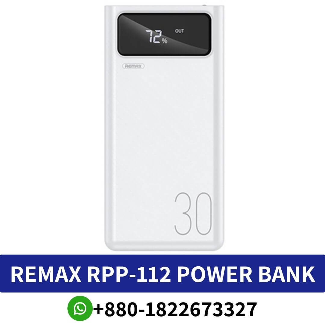 Best REMAX USB High Capacity Power Bank 30000 mAh Price in Bangladesh | RPP-112 High Capacity Power Bank Low Price in BD