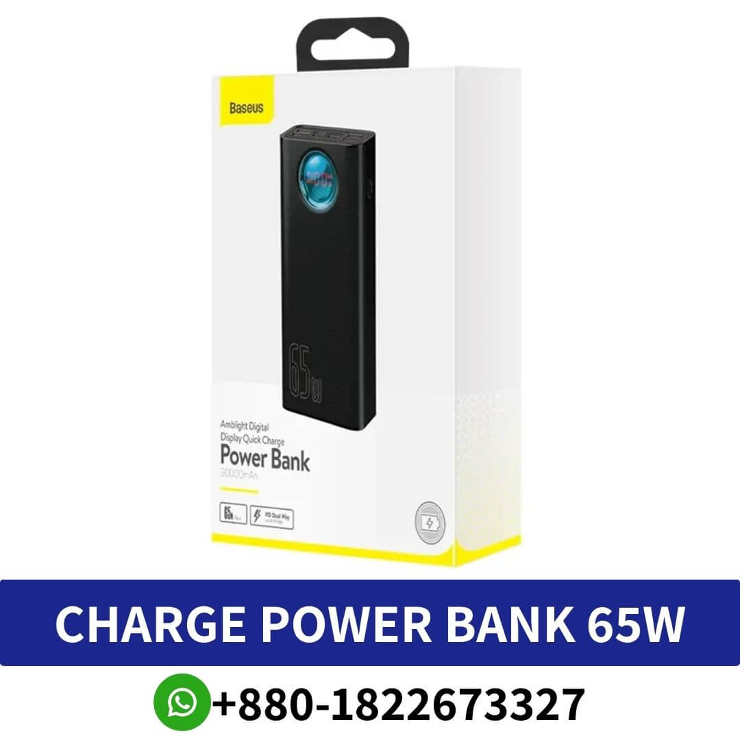 Best Digital Display Charge Power Bank 30000mAh 65W Price in Bangladesh | Charge Power Bank 30000mAh Low Price in BD Quick Charge BD