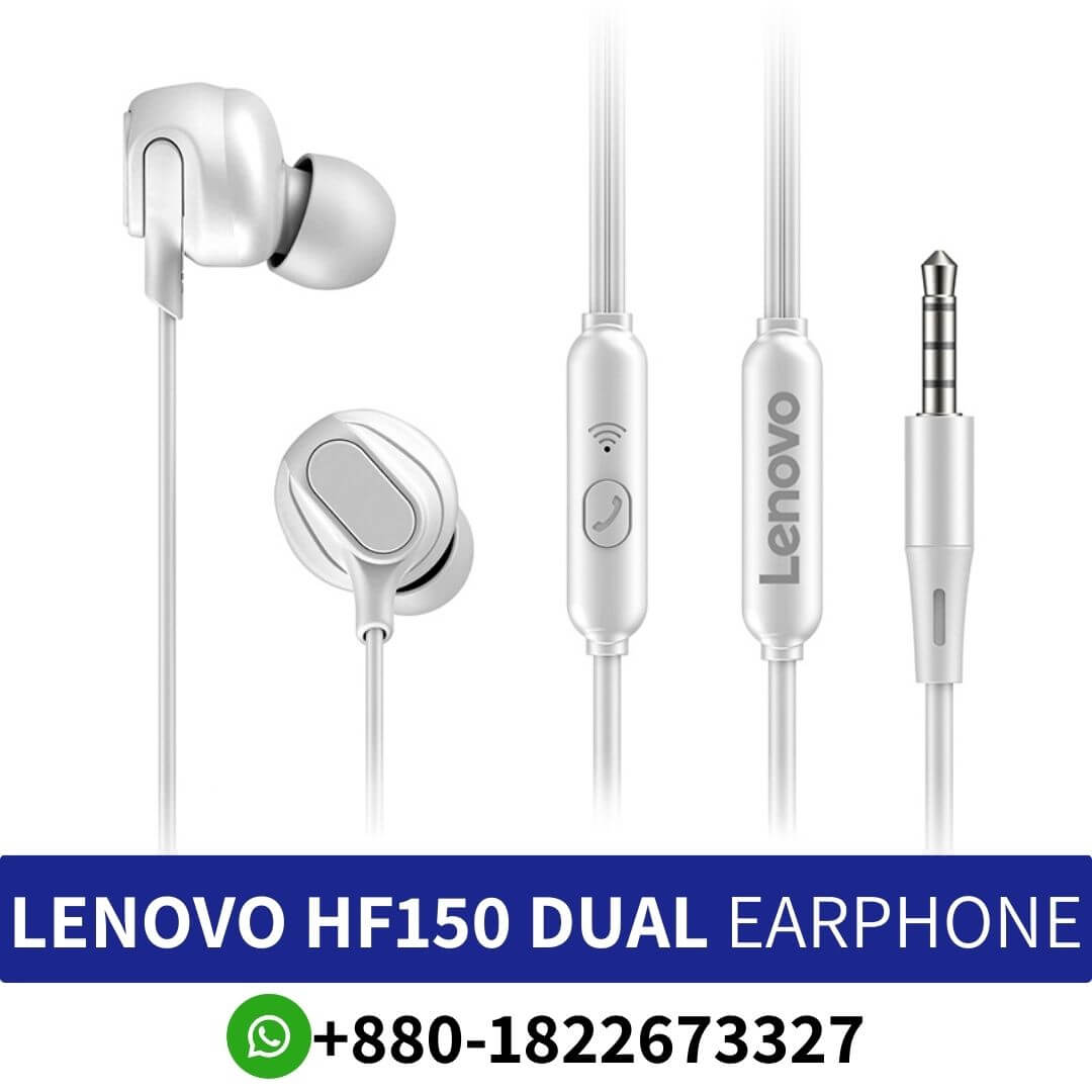 Buy LENOVO HF150 Dual System Unit Earphone Price in Bangladesh | Dual System Unit Earphone Best Price in BD Lenovo hf150 in BD