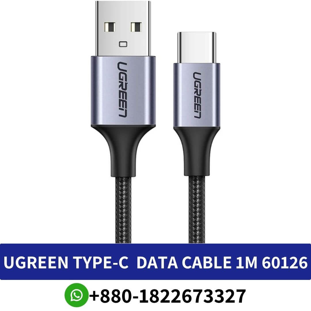 Buy UGREEN USB Fast Charging Data Cable 1M 60126 in Bangladesh | 3A Fast Charging Data Cable Near me BD, Type-C Charging Data Cable