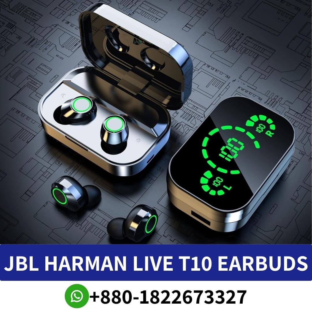 Buy Jbl Harman Wireless Earbuds Price In Bangladesh | Jbl Harman Wireless Earbuds Low Price In Bd, T10 Tws Wireless Earbuds Bd