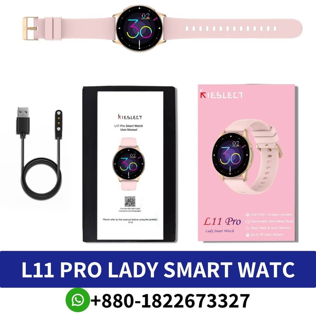 Buy KIESLECT L11 Pro Lady Smart Watch Price in Bangladesh | KIESLECT Lady Smart Watch Low Price in BD , Lady Smart Watch BD
