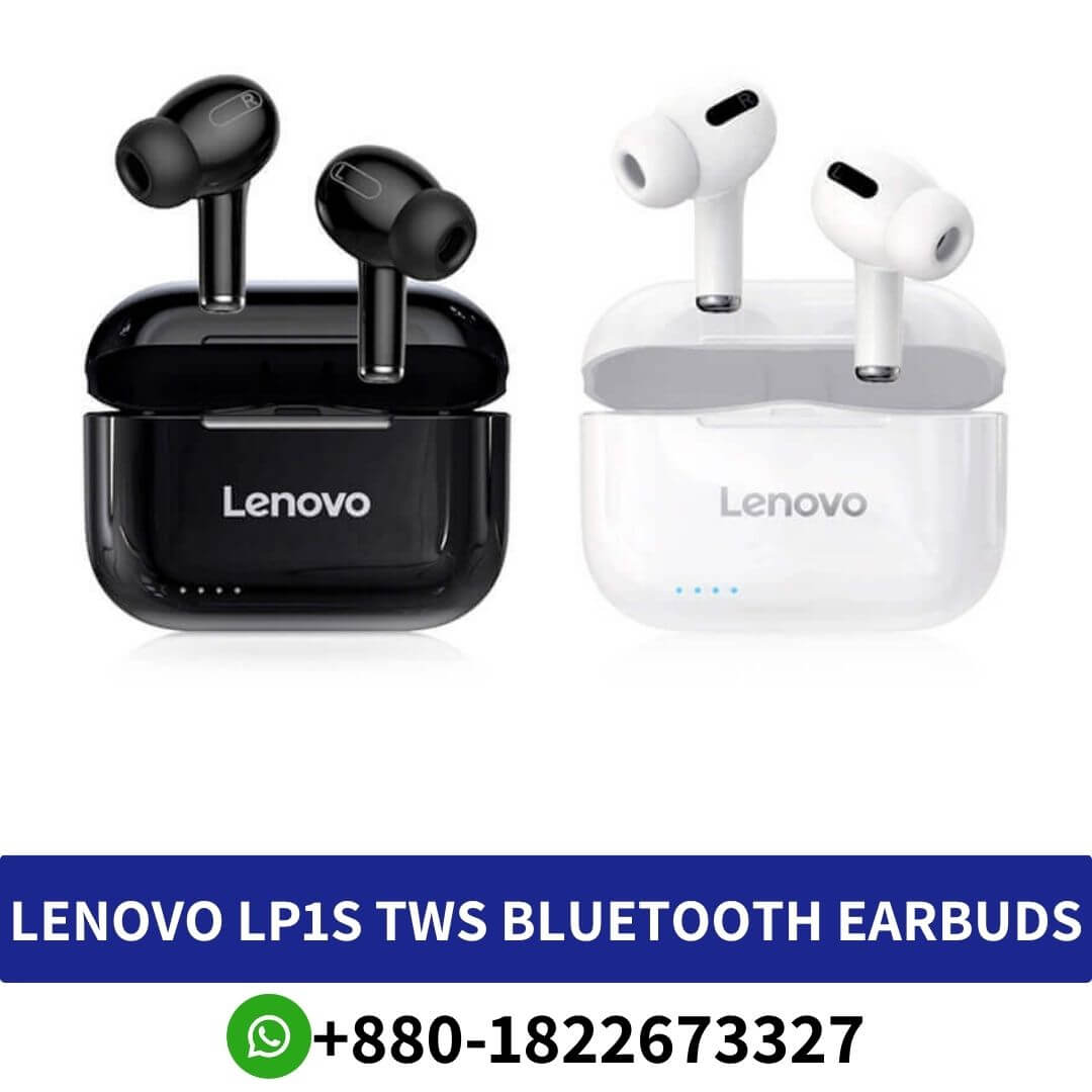 Buy LENOVO Live Pods LP1S Pods Bluetooth Earbuds Price in Bangladesh | TWS Pods Bluetooth Earbuds Low Price in BD, Lenovo live pods BD