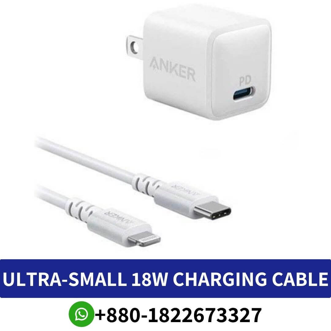 Buy Anker Lightweight USB 18W Nano Charging Cable F1A Price in Bangladesh | Ultra-Small 18W Nano Charging Cable Near me Bangladesh