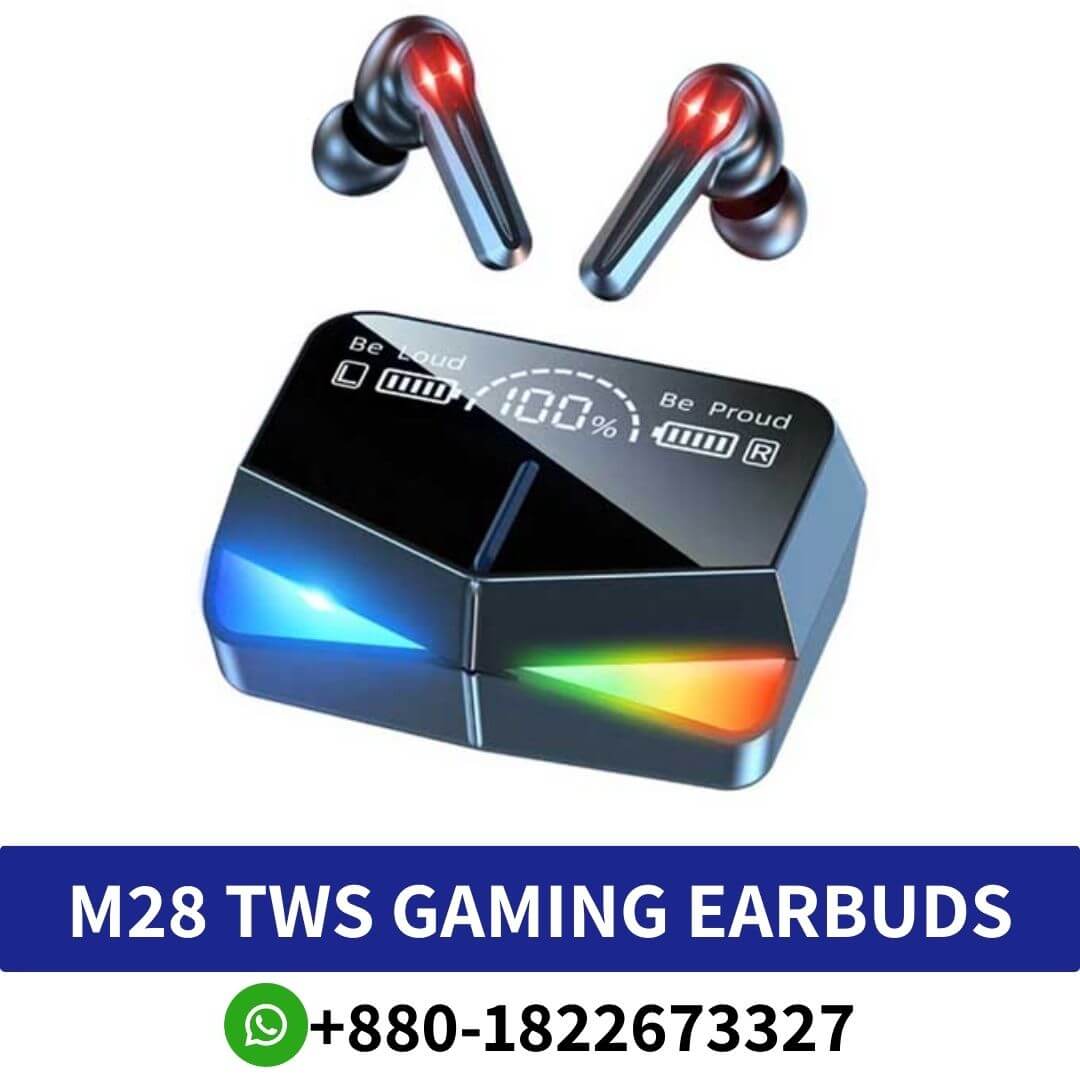Buy M28 TWS Wireless Gaming Earbuds Price in Bangladesh | M28 TWS Wireless Gaming Earbuds Low Price in BD Wireless Gaming Earbuds