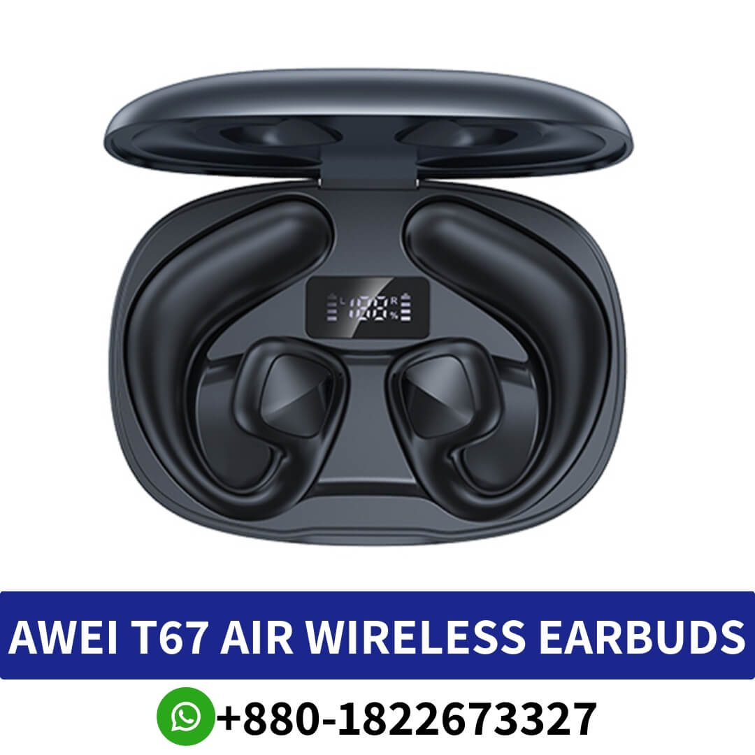 Best AWEI T67 Air Wireless Earbuds Bluetooth Headphone Price in Bangladesh _ AWEI T67 Air Conduction Wireless Earbuds Near me Bangladesh