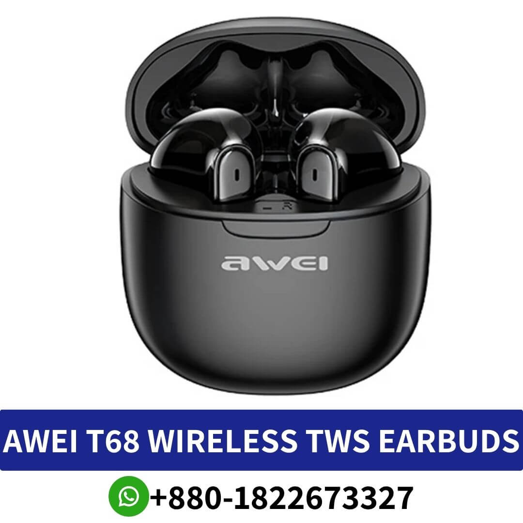 Buy AWEI T68 Wireless TWS Earbuds Price in Bangladesh | T68 Wireless TWS Earbuds Near me BD T68 Wireless TWS Earbuds in BD
