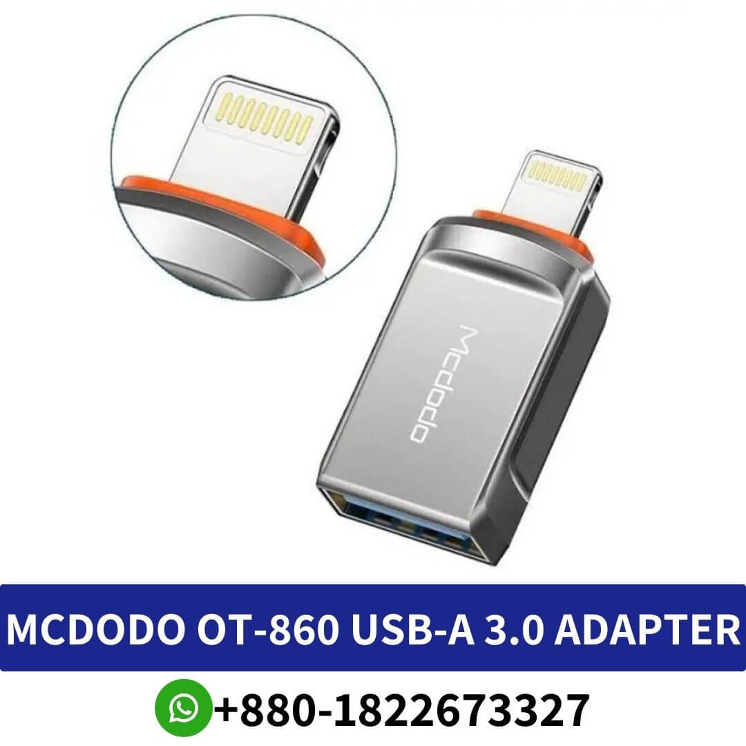 Buy MCDODO USB OT-860 OTG Lightning Adapter Price in Bangladesh | MCDODO OT-860 USB Adapter Near me BD | OT-860 USB Adapter BD