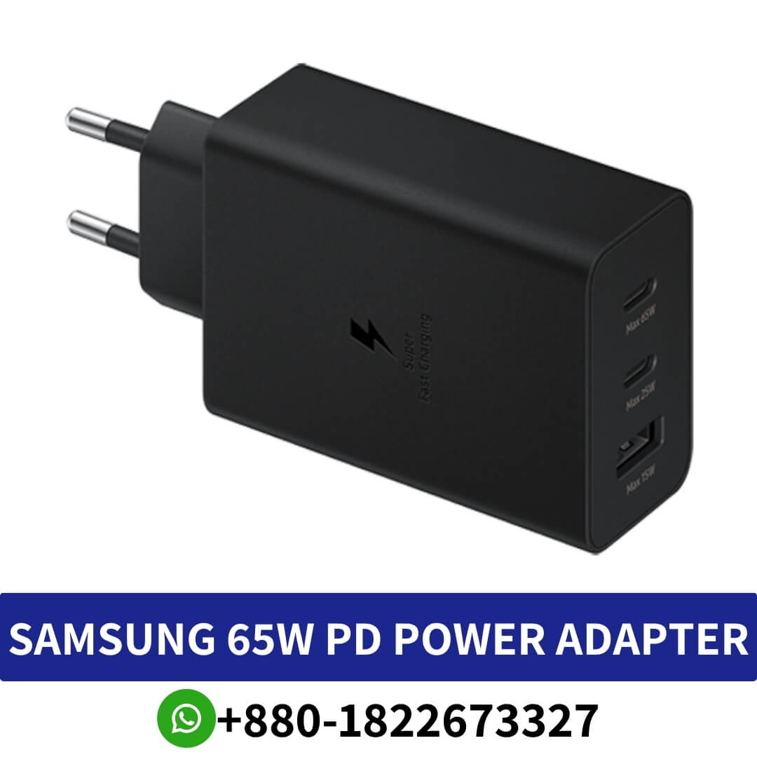 Buy SAMSUNG 65W PD Power Adapter Trio USB-C X 2 in Price in Bangladesh _ SAMSUNG 65W PD Power Adapter USB-C Near Bangladesh