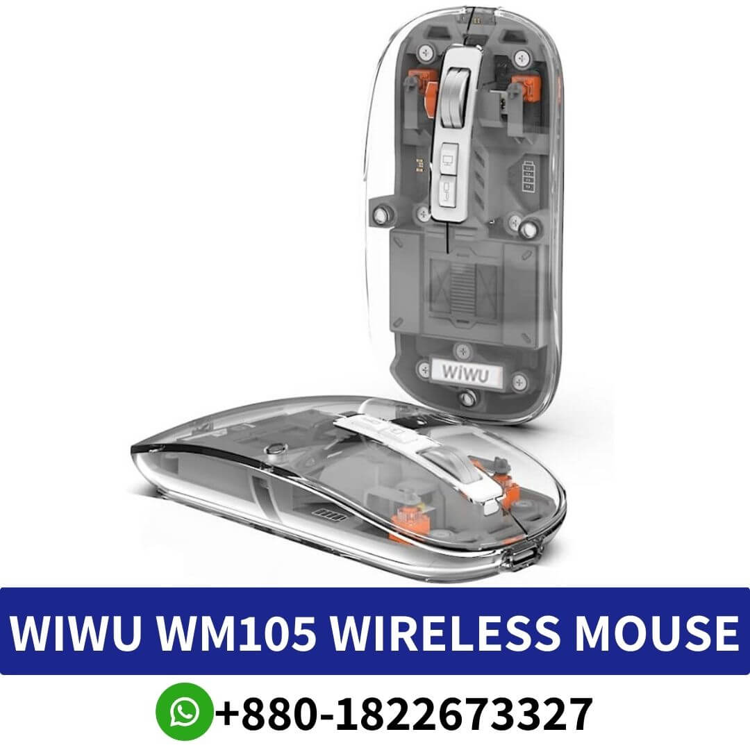 Buy Wiwu Wm105 Wireless Mouse Price In Bangladesh Wiwu Crystal Wireless Mouse Near Me Bd Wm105 Crystal Wireless Mouse In Bd