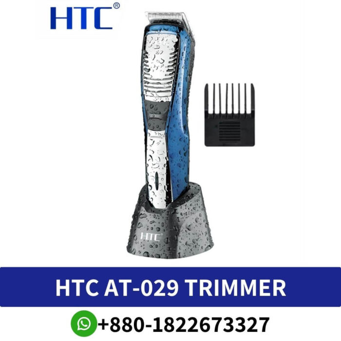 Htc At-029 Waterproof Rechargeable Hair Trimmer For Men
