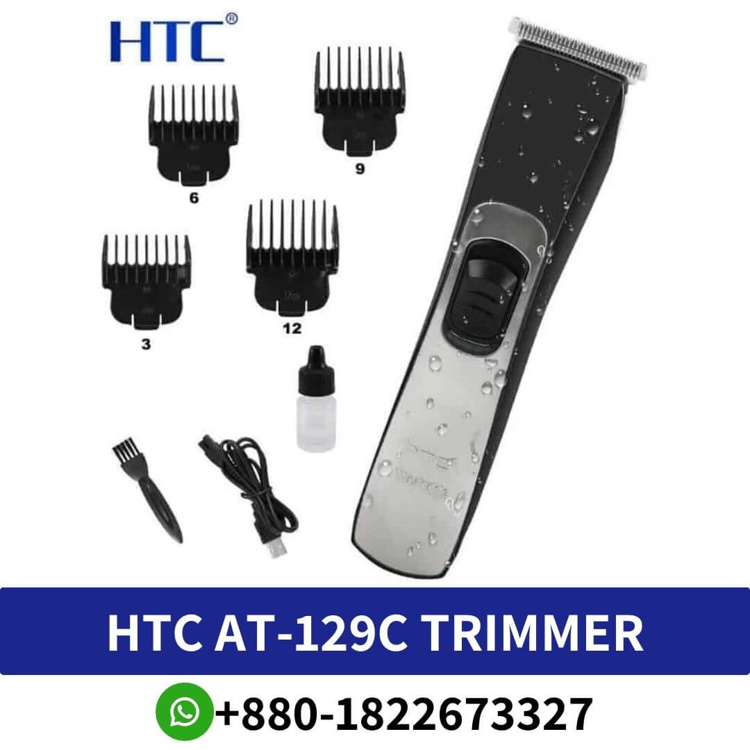 Best HTC AT-129C Hair Trimmer For Men Price Bangladesh- is a cutting-edge grooming tool designed to deliver precision and style in every trim.