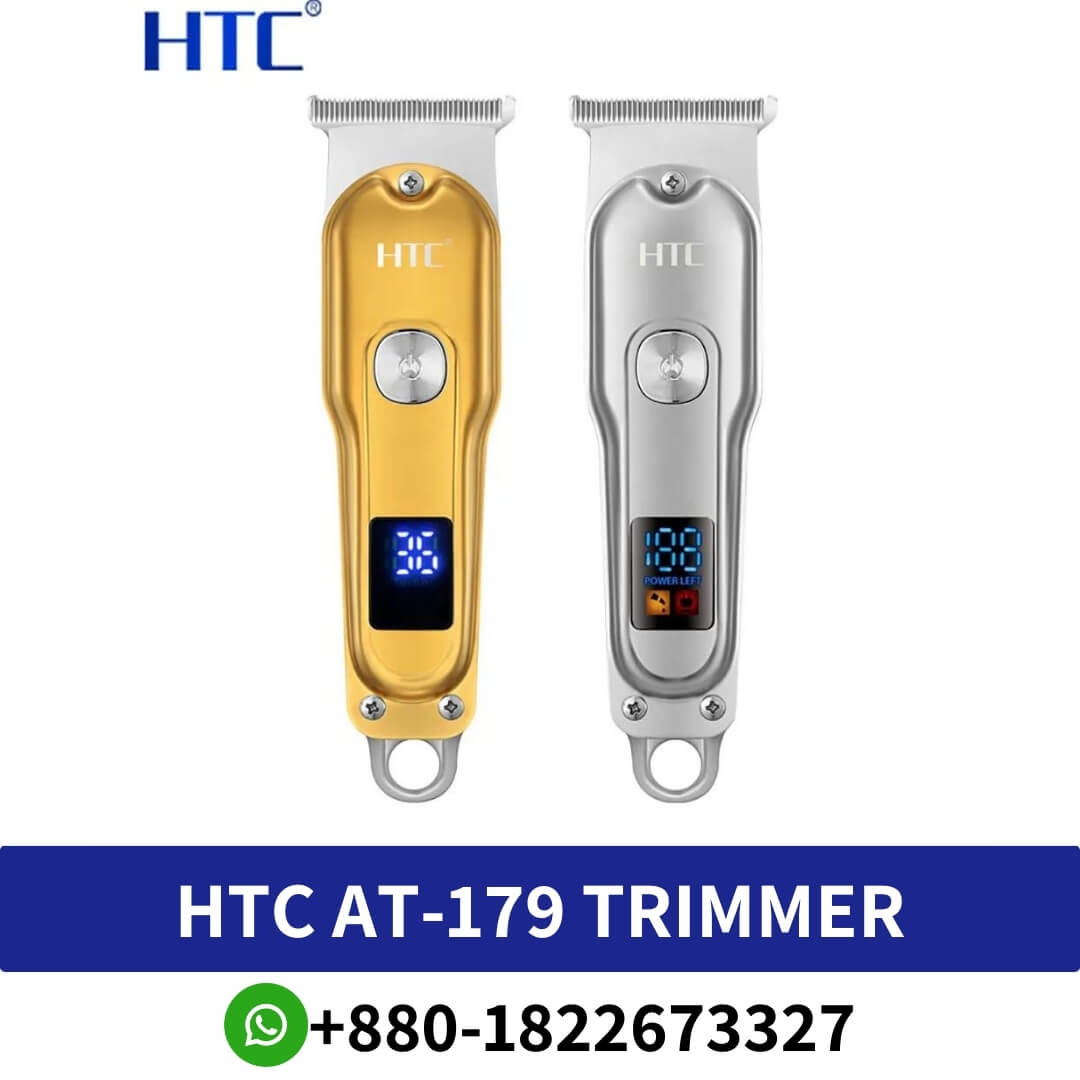 HTC AT-179 Trimmer Runtime: 60 Min Trimmer For Men - is a grooming tool designed to deliver precision and efficiency in hair trimming.