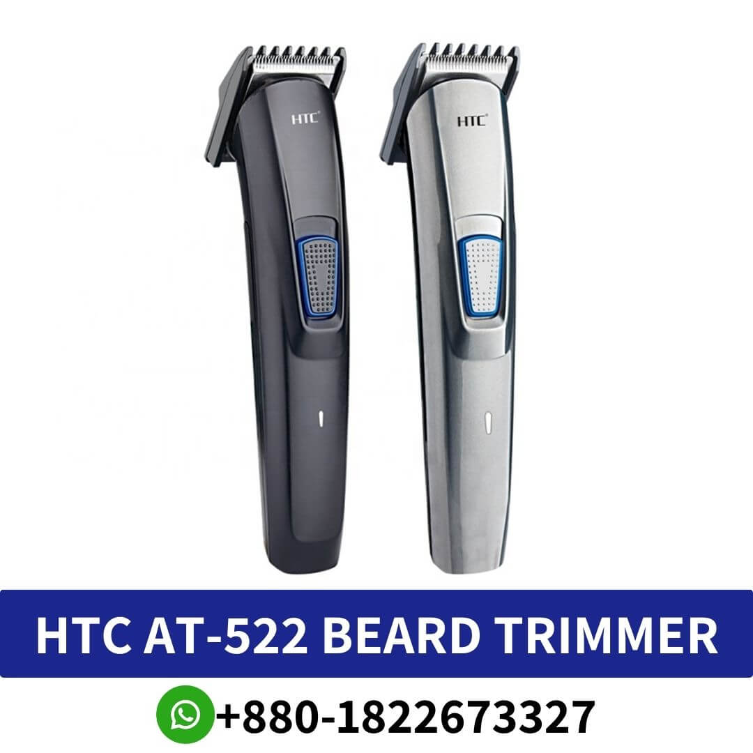 HTC AT-522 Beard Trimmer For Men- has a user-friendly design, and versatile features, making it a choice looking to maintain a well-groomed