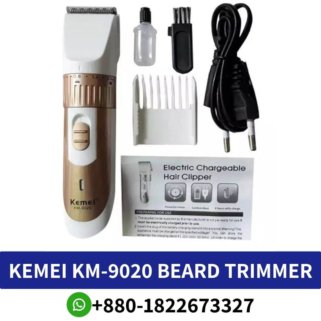Kemei KM-9020 Beard Trimmer For Men