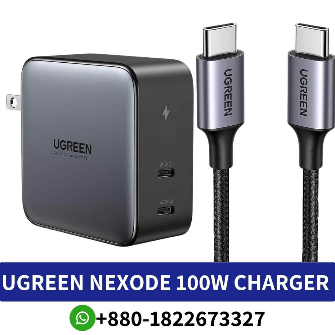 Best UGREEN NEXODE 100W USB Wall Charger 4 Ports in Bangladesh | USB 100W Charger Near me BD| NEXODE USB 100W Charger in BD