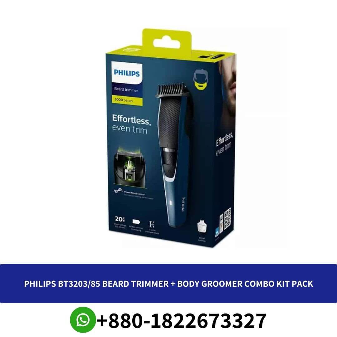 Philips BT3203/85 Beard Trimmer, Philips-BT320385-Beard-Trimmer-Body-Groomer-Combo-Kit-Pack, philips trimmer 7000 series price in bangladesh,