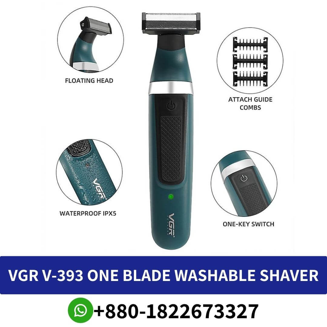 VGR V-393 One Blade Washable Shaver