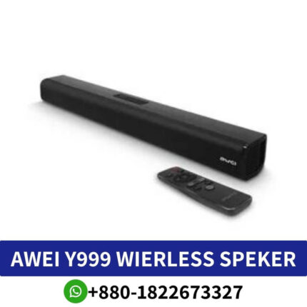 AWEI Bluetooth Soundbar 5.0 Y999 Wireless Speaker Price in Bangladesh, awei y999 price in bangladesh, AWEI Y999 Dual Wireless Speaker 50W, y999 awei wierless speker, Awei Y999 50W Home Theater Wireless Speaker SoundBar, AWEI Bluetooth Soundbar 5.0 Y999 Black awei y999 bd,