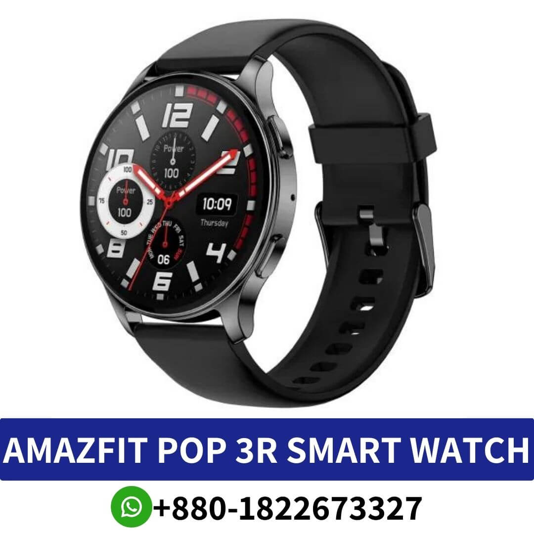 AMAZFIT Pop 3R Bluetooth Calling Smart Watch is a smart device that can enhance your lifestyle and well-being.