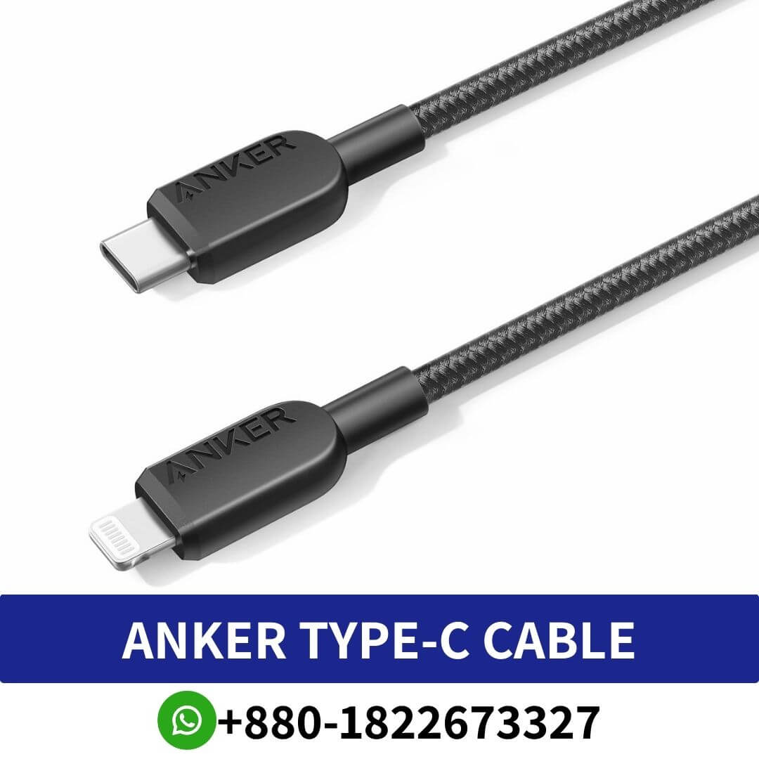 Anker Type C 310 To Lightning Cable Price In Bangladesh, anker type c to type c cable price in bd, anker 310 usb-c to lightning cable wattage, anker 310 usb-c to usb-c cable, anker cable price in bd, anker type-c cable bangladesh, Anker Powerline USB C to USB 3.0 Cable,