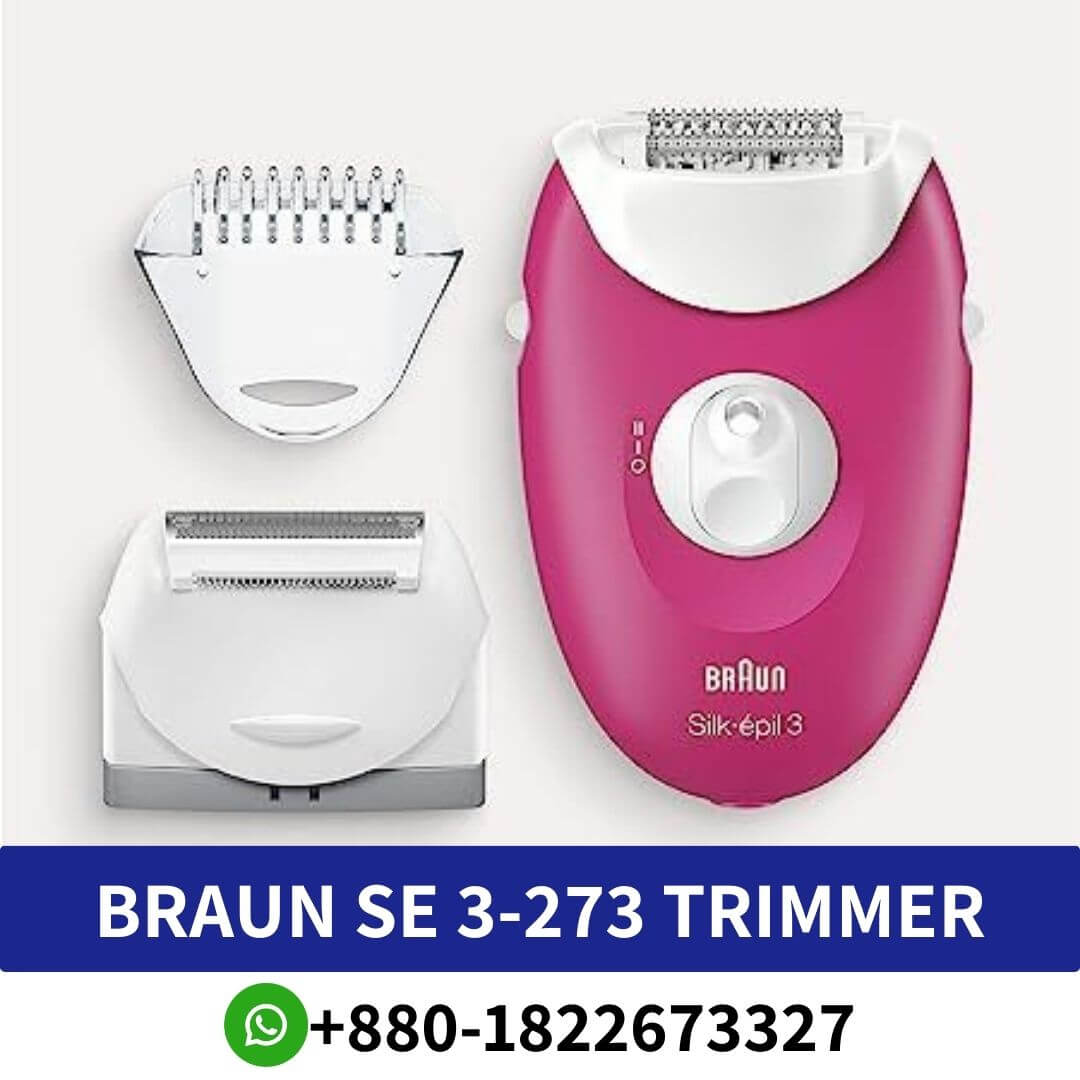 Best BRAUN SE 3-273 2 in 1 Epilator And Shaver price in BD Reveals and removes the shortest hairs for long-lasting smoothness.