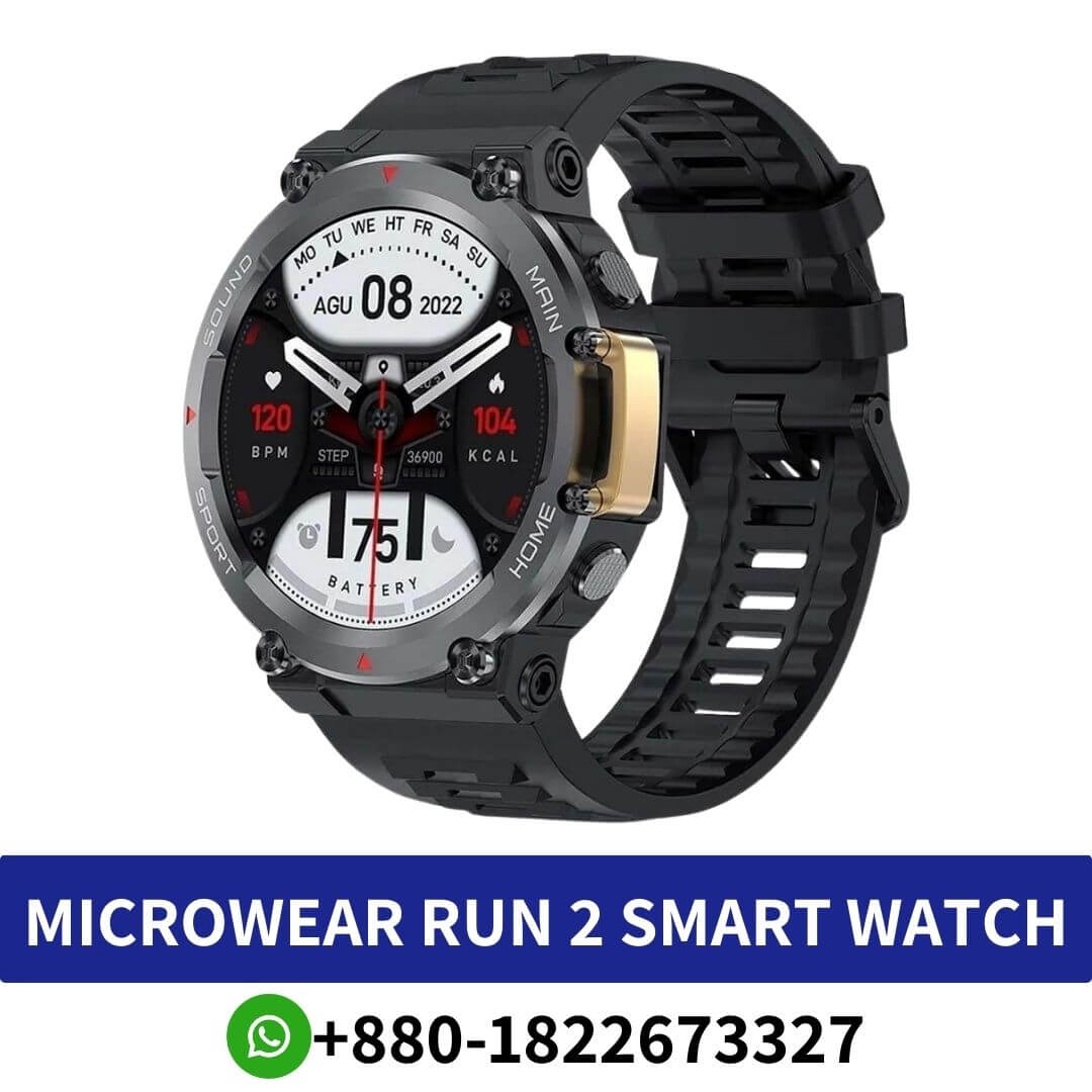Best Microwear Run 2 Sports Calling Smart Watch