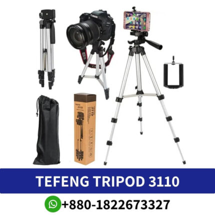 Best TEFENG tripod 3110 camera stand in Bangladesh - tripod camera stand 3110 shop in Bangladesh-TEFENG TF-3110 - Camera stand Shop near me