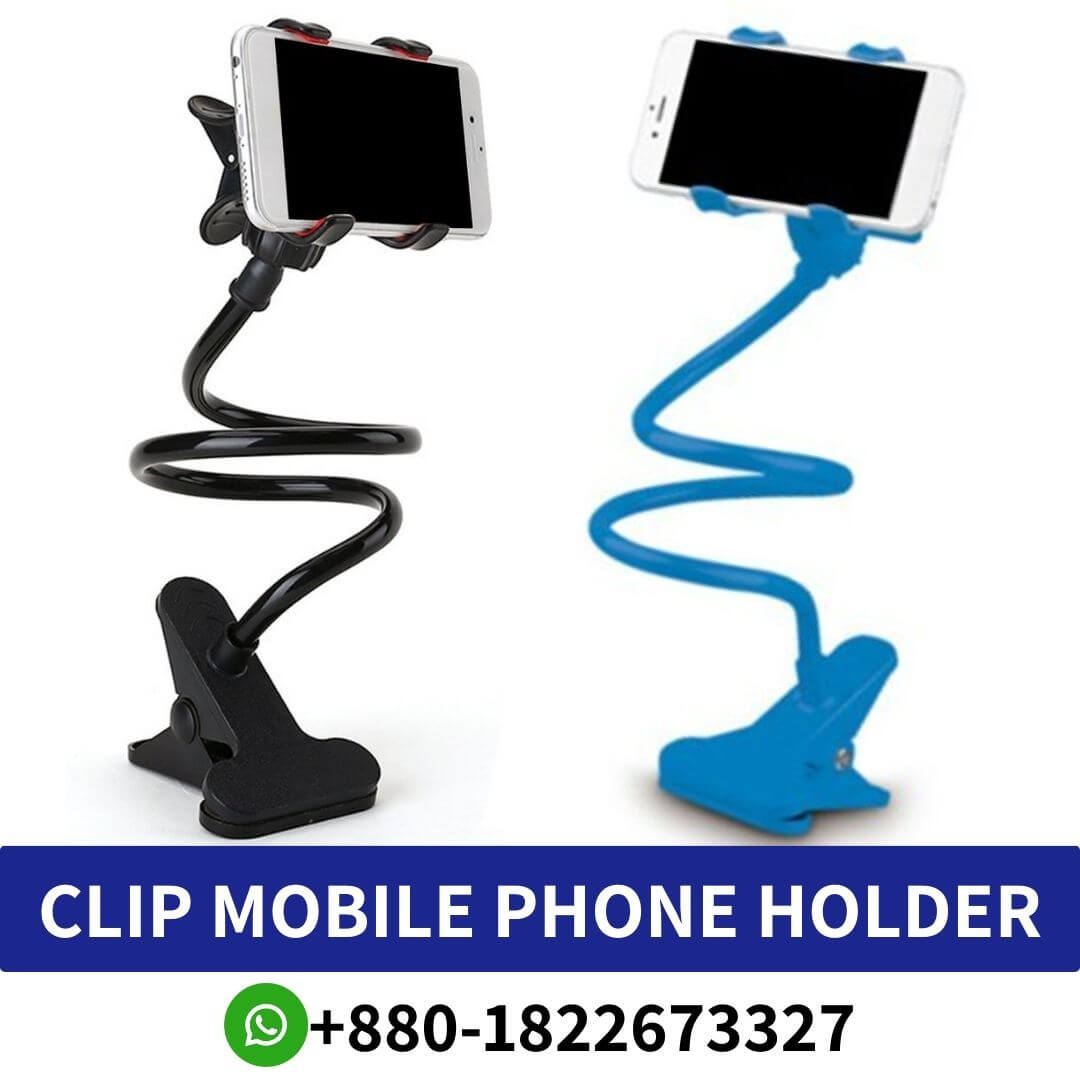 Flexible 360 Car Accessories Mobile Holder Price in BD - Clip stand holder in Bangladesh - Phone clip holder in BD - Shop near me stand holder