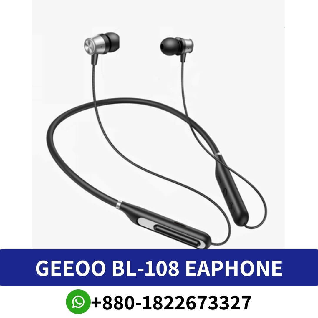 GEEOO BL-108 Classic Neckband Earphone Price In BD