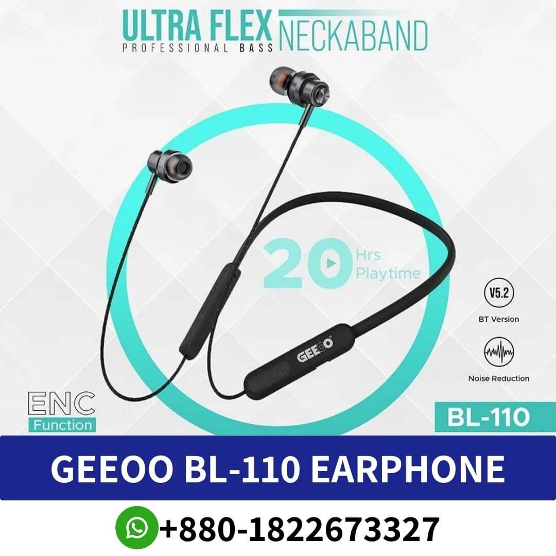 GEEOO BL-110 Flex Neckband Earphone