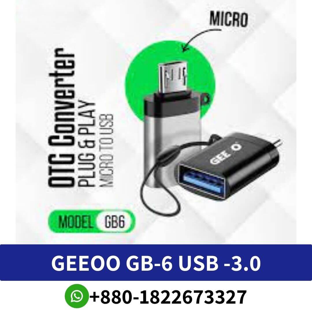 GEEOO GB-6 Micro USB OTG Converter Plug & Play