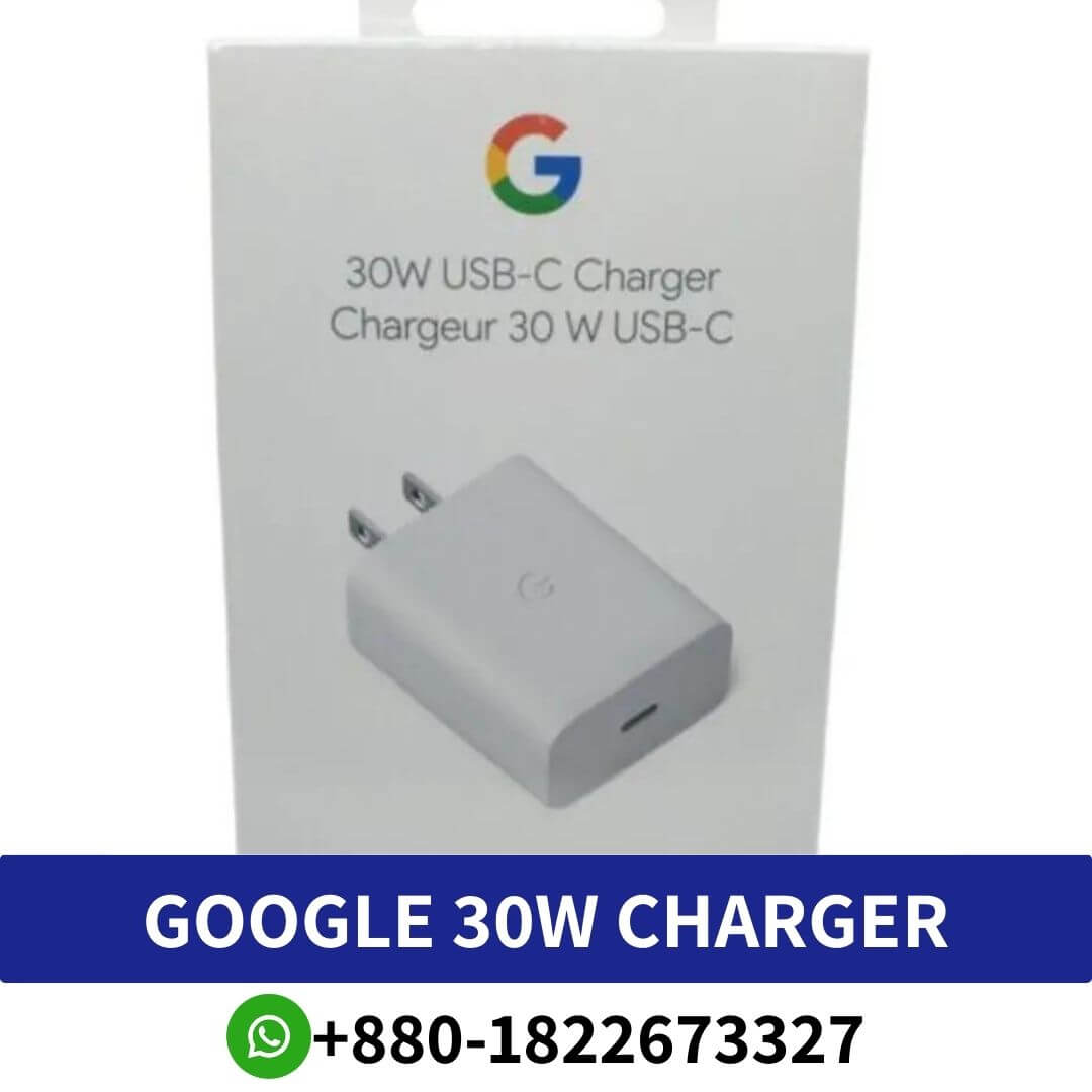 Google 30W Type-C Charger power adapter with cable, google 30w charger price in bangladesh, Google 30W Type-C Charger - Fast Charging Pixel Phone, Google 30W USB-C Power Adapter, google 30w usb-c power, 30W USB-C Power Adapter, google 30w usb-c power adapter with cable,
