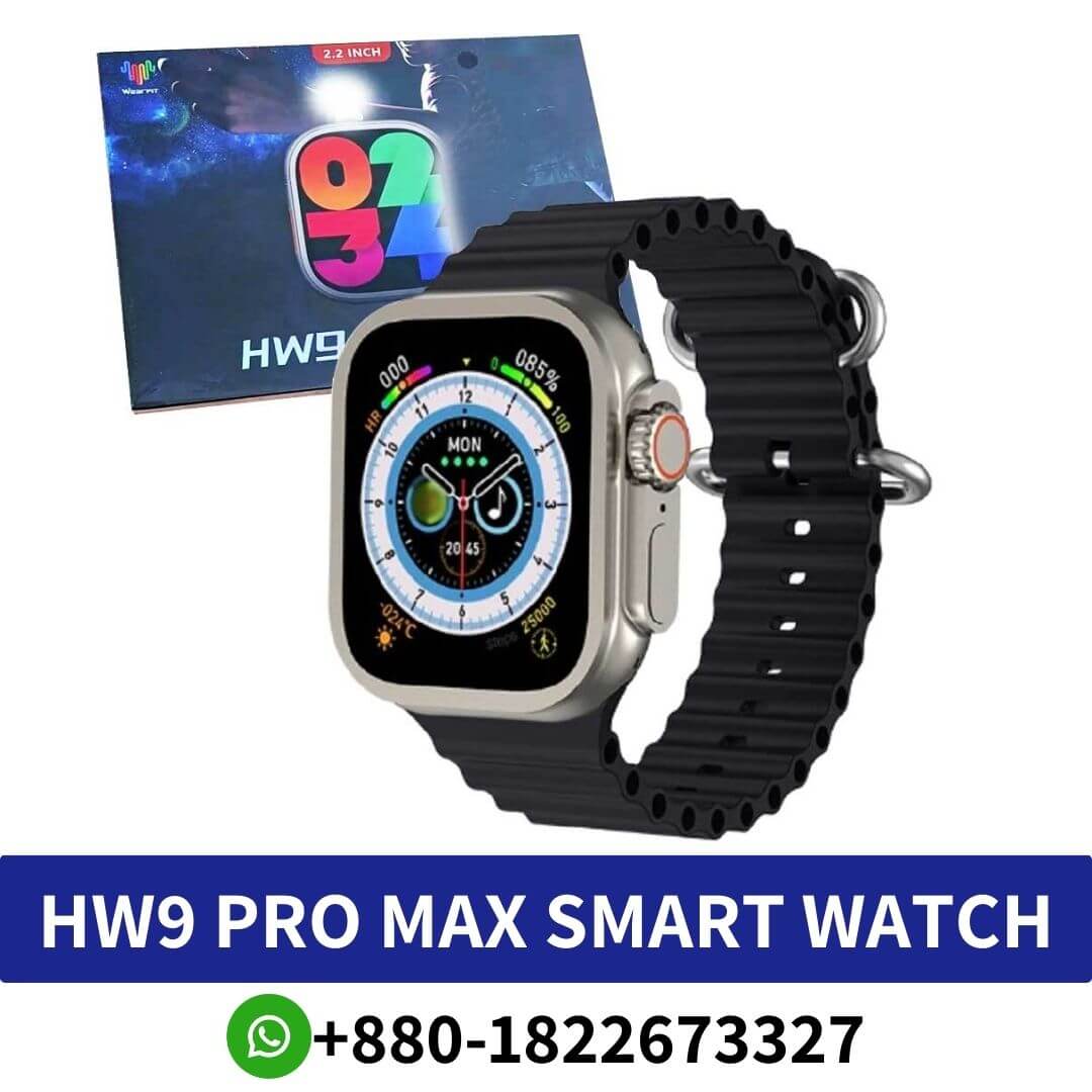 HW9 Pro Max Smart Watch (3 Straps In 1) the most affordable price only and enjoy the quality with the promise of the best customer service