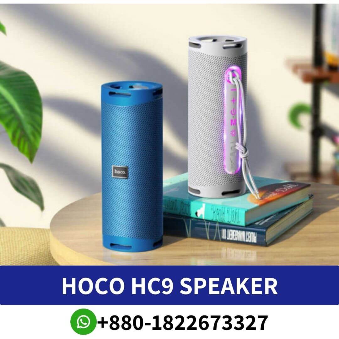Hoco HC9 True Wireless Bluetooth Speaker Price In Bangladedsh, Hoco HC9 Portable Wireless Speaker - Best Price in BD, Hoco HC9 Wireless Bluetooth Speaker, Hoco HC9 Dazzling pulse Bluetooth Loudspeaker Multipull Price In Bangladedsh, Hoco HC9 True Wireless Speaker, HOCO HC9 Wireless Bluetooth Speaker Price in Bangladesh,