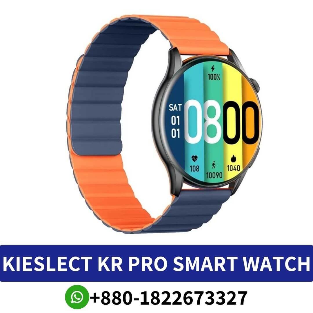 KIESLECT KR Pro Calling Smart Watch is equipped with a stable Bluetooth 5.2 connection which provides stable, clear, and high voice quality.