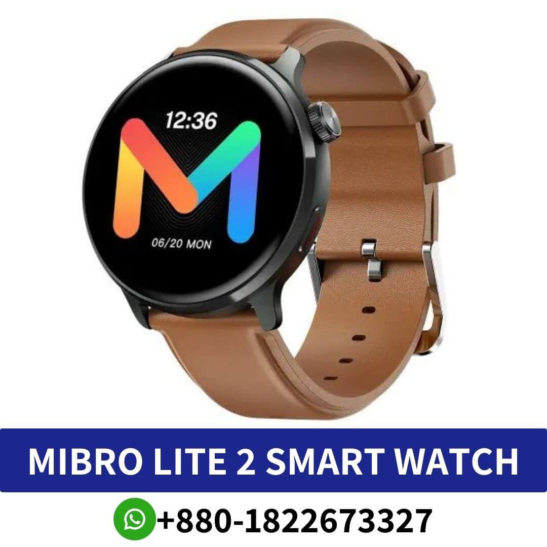 MIBRO Lite2 Bluetooth Calling Smart Watch with Intelligent health monitoring and offers female health monitoring facilities.
