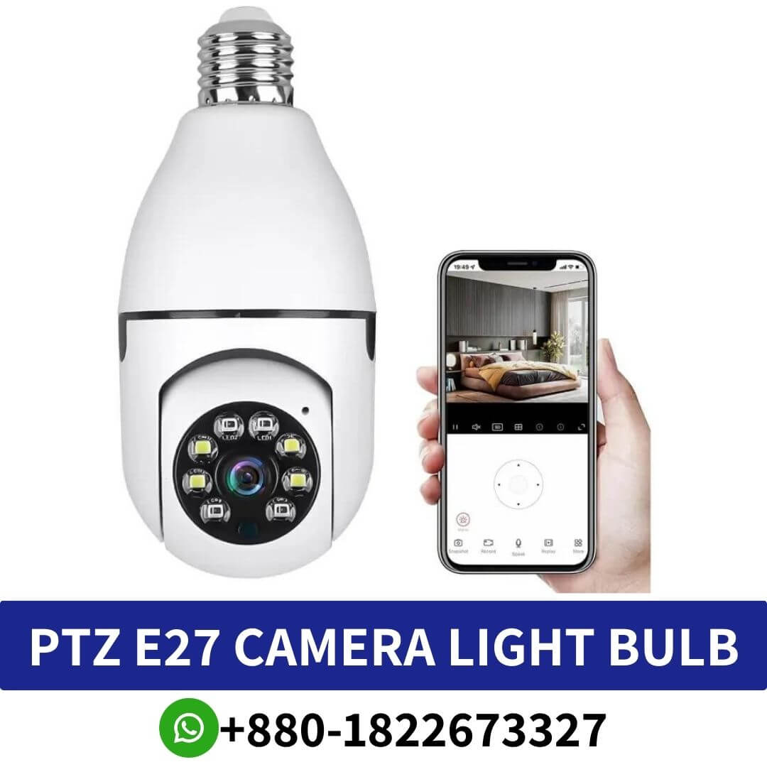 PTZ E27 Camera Light Bulb
