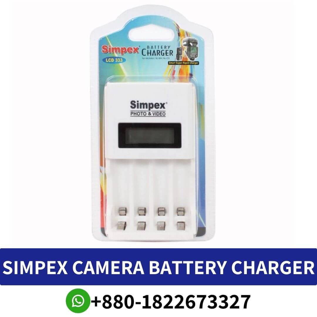 SIMPEX 333 Camera Battery Charger (LCD)