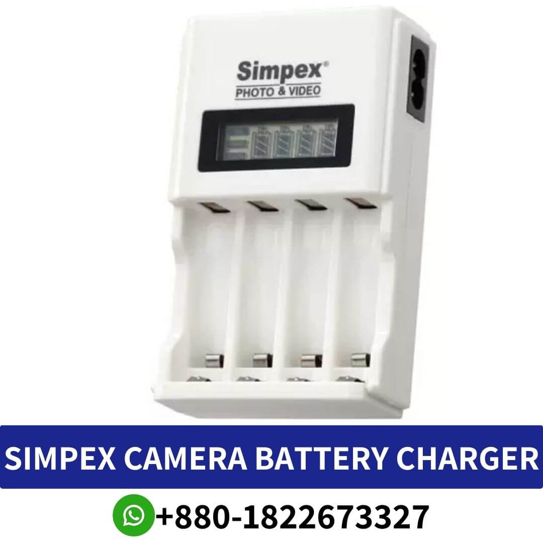 SIMPEX 333 Camera Battery Charger (LCD)