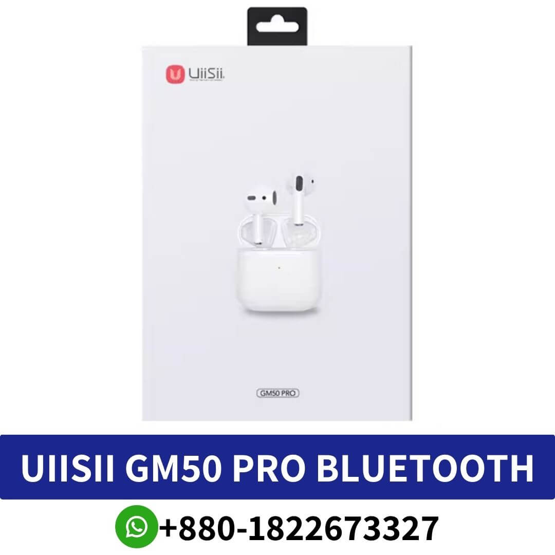 UiiSii GM50 Pro Bluetooth 5.3 TWS Earbud light and compact, comfortable to wear· Open the lid to connect, simplify the complex wear it and use it·