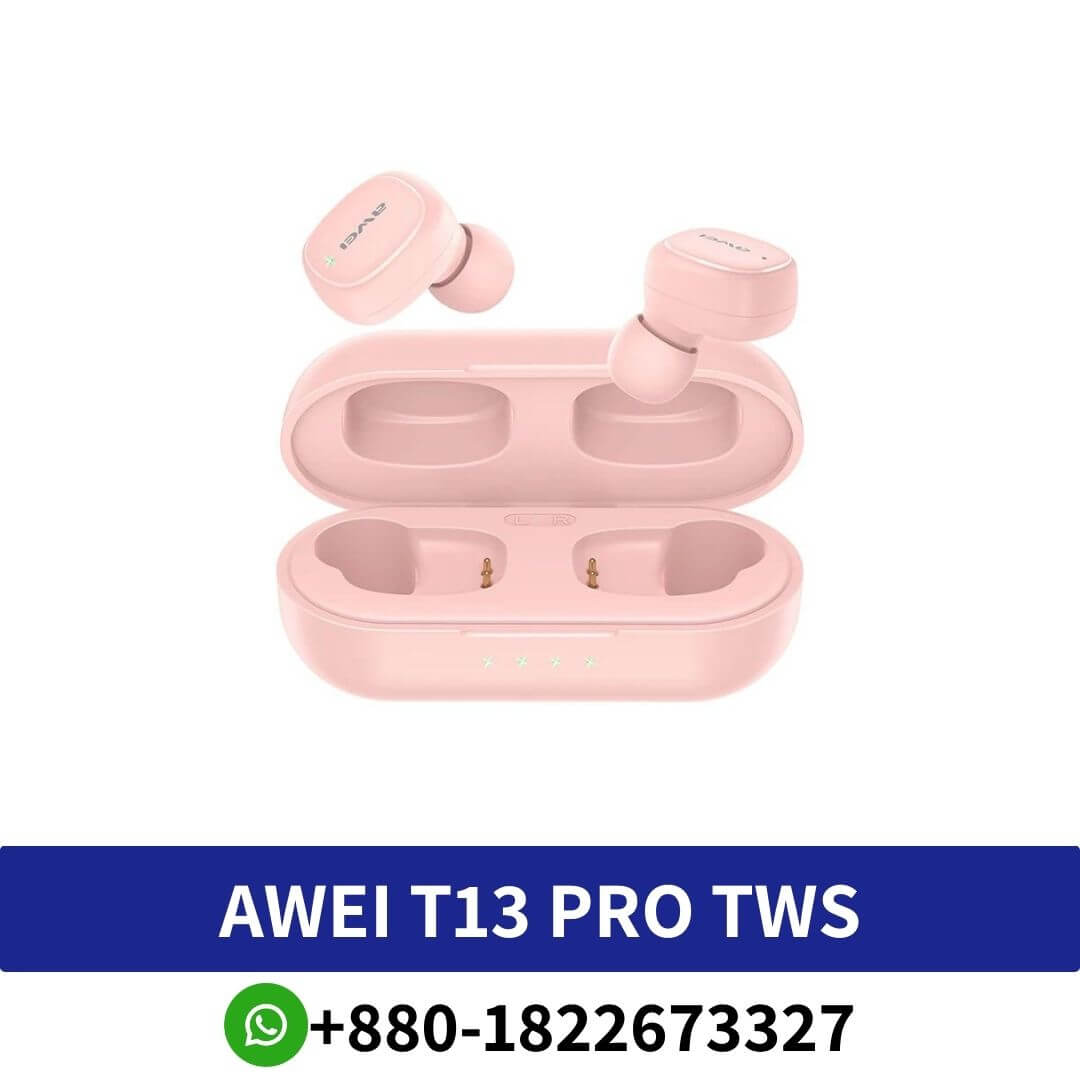 awei t13 pro price in bangladesh, awei t13 price,awei t13 pro manual, awei t13 price in bangladesh 2024, Awei T13 Pro TWS Waterproof Touch Sports Earbuds, Awei T13 True Wireless Earbuds, Awei T13 Pro True Wireless Sport Earbud,