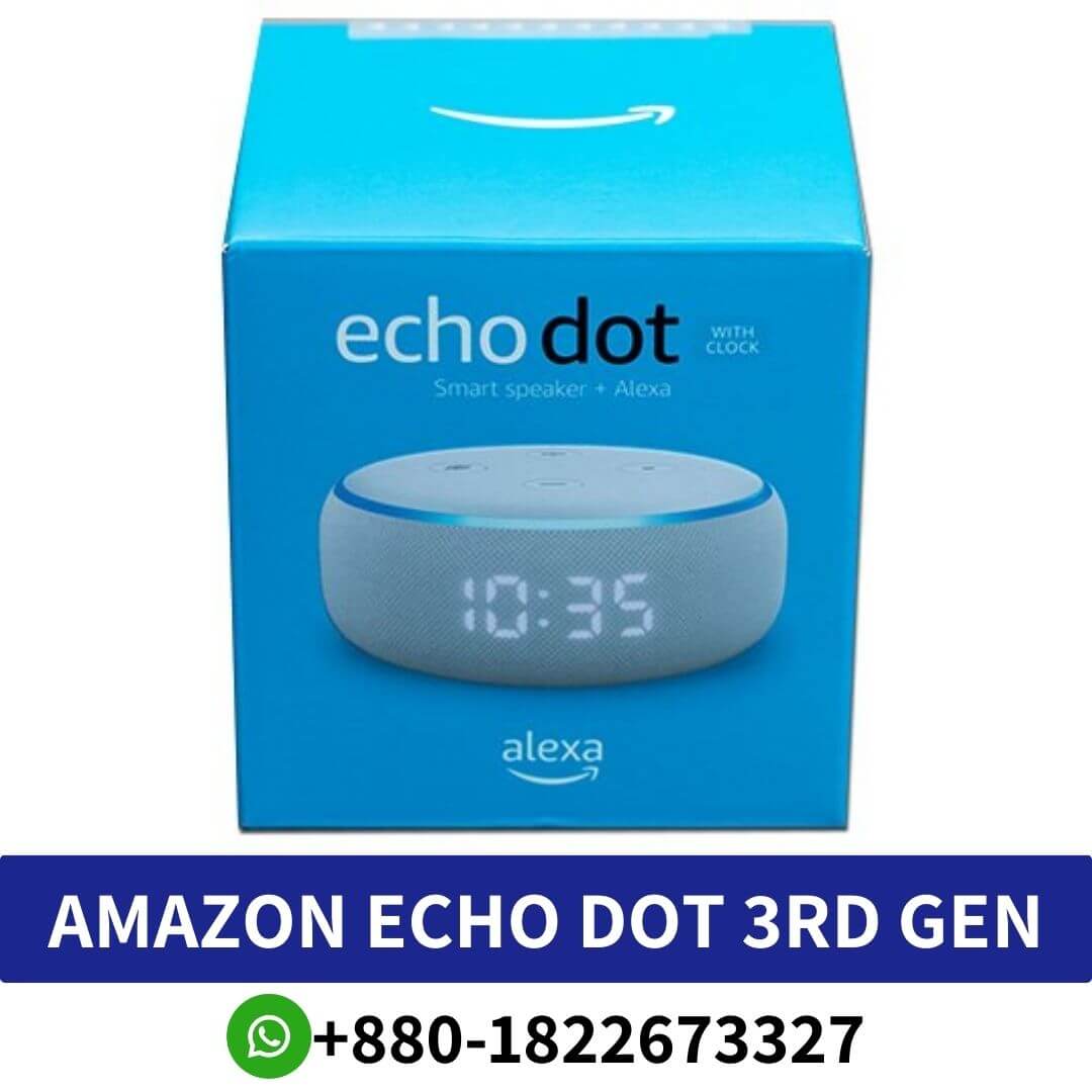 Amazon Echo Dot 3rd Gen Smart speaker with Alexa, built-in speakers, and compatibility with streaming services.Echo Dot 3rd Gen shop in BD