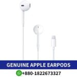 Apple EarPods_ Comfortable design, optimized sound, Lightning connector, built-in remote for convenient control._ APPLE-Earpods shop in bd