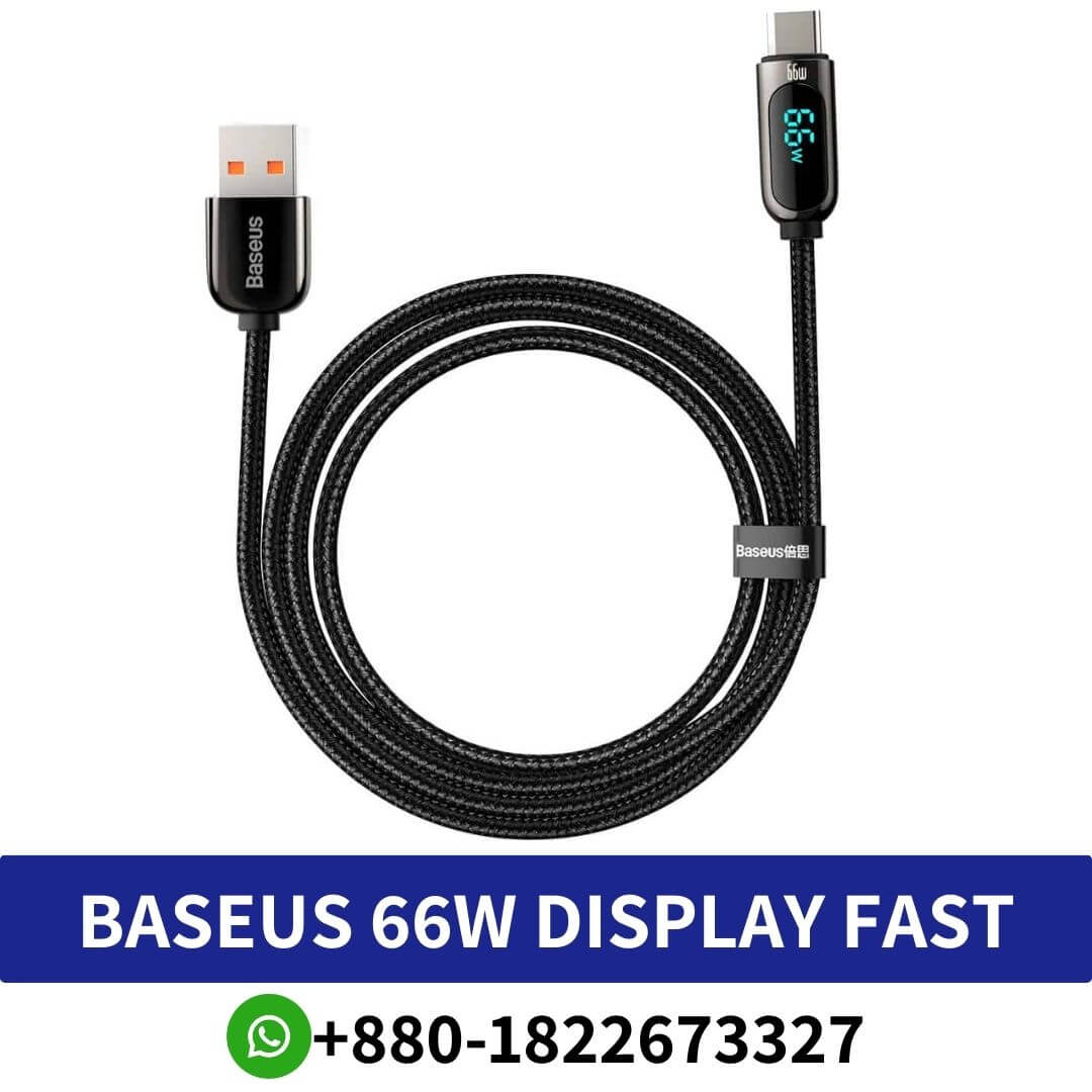 Baseus 66W Display Fast Charging Data Cable USB to Type-C Price In Bangladesh, Baseus USB to Type-C Cable Price in Bangladesh , Baseus Superior Series Fast Charging Data Cable USB , Baseus 66W Display Fast Charging Data Cable , Baseus Display Fast Charging Data Cable USB to Type-C 66W, Baseus Display Fast Charging Data Cable USB to Type-C 66W (2m) Black,
