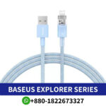 Baseus Explorer Series Fast Charging Cable with Smart Temperature Control USB to iPhone 2.4A Price In Bangladesh, BASEUS Explorer Series USB to iP 2.4A Fast Charging Cable with Smart Temperature Control 480Mbps Price In BD, Baseus Charging Cable Explorer Series Smart Temperature Control Fast Charging Lightning Cable, Baseus Charging Cable Explorer Series CATS010103, Baseus Charging Cable Explorer Series Smart, Baseus Explorer Series Smart Temperature Control USB ,