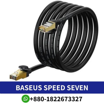 Baseus Speed Seven High Speed Network Cable RJ45 10Gbps 3 Meter Price In Bangladesh, Baseus Speed Seven High Speed Network Cable RJ45 Price In BD, Baseus Speed Seven High Speed Network Cable RJ45, BASEUS HIGH SPEED NETWORK CABLE RJ45 CAT7 BLACK, Baseus Speed Seven High Speed Network Cable , Baseus Speed Seven High Speed Network Price In BD,