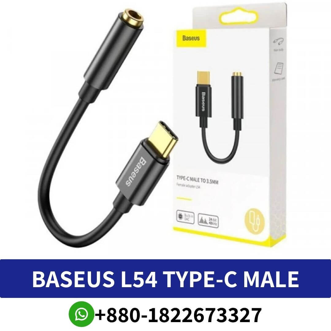 Baseus Type-C Male to 3.5mm Adapter L54 Price in Bangladesh, baseus l54 type-c male to 3.5mm female adapter, Baseus Type-C Male to 3.5mm Female Adapter L54, Baseus Type-C Male to 3.5mm Female Converter Price in Bangladesh, Baseus CATL54-01 TypeC Male to 3.5mm Female Adapte, Baseus Type-C to 3.5MM Female adaptor L54, Baseus L54 Type-C Male to 3.5mm Adapter (CATL54-01),